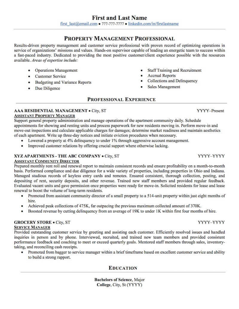 Real Estate Agent Resume Sample